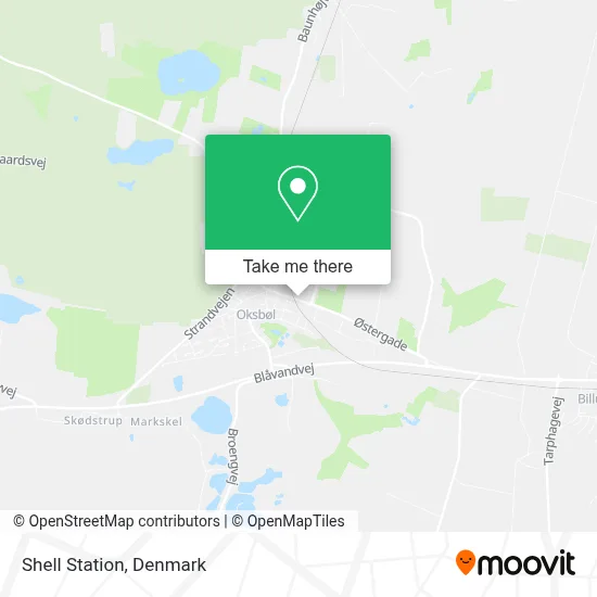 Shell Station map