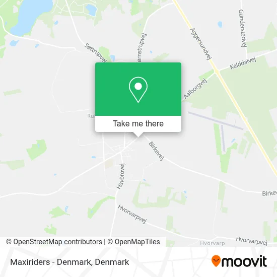 Maxiriders - Denmark map