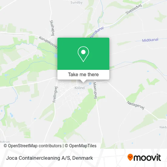 Joca Containercleaning A/S map