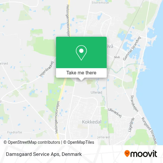 Damsgaard Service Aps map