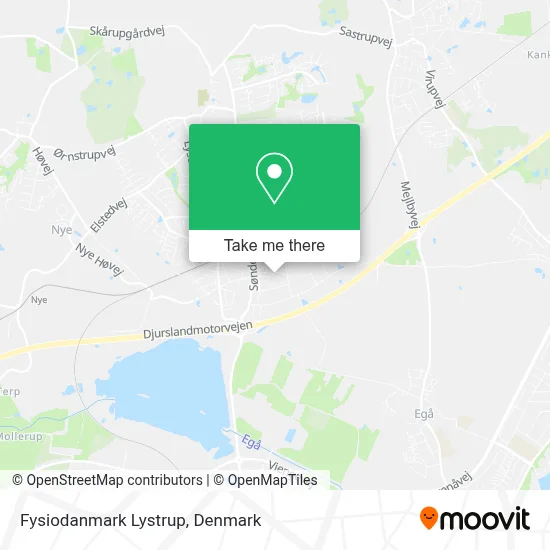 Fysiodanmark Lystrup map