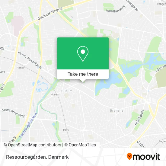 Ressourcegården map