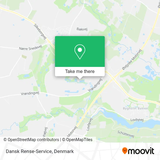 Dansk Rense-Service map