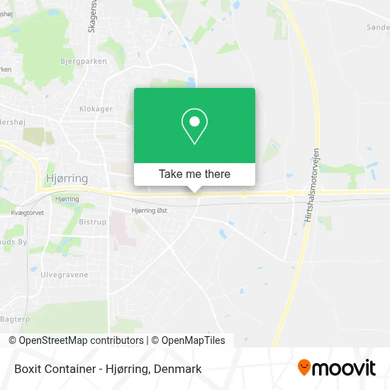 Boxit Container - Hjørring map