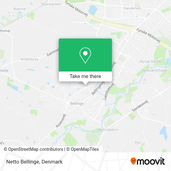 Netto Bellinge map