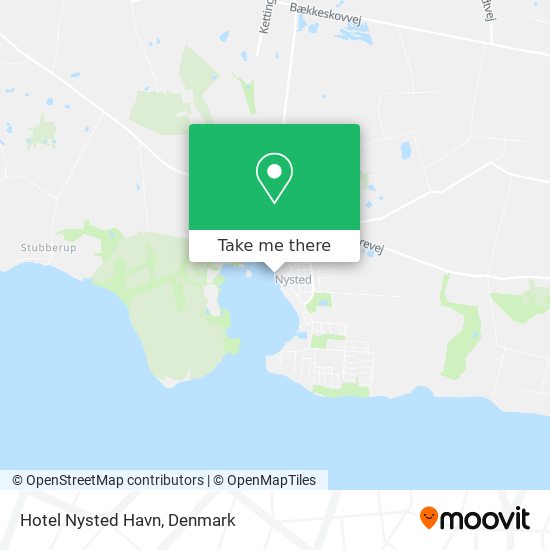 Hotel Nysted Havn map