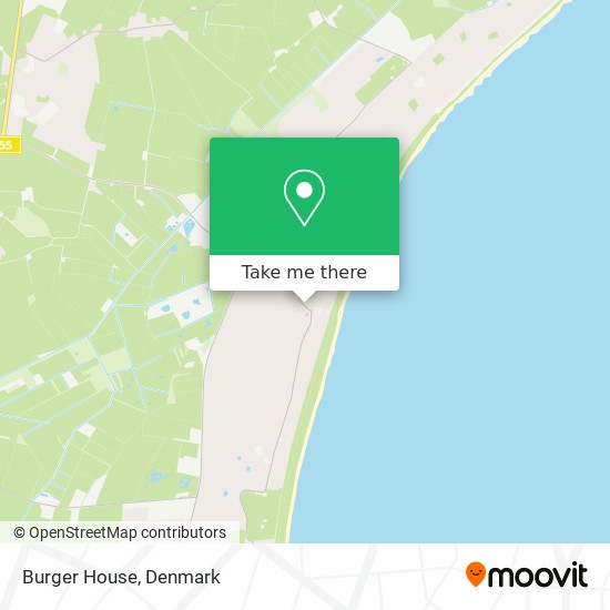 Burger House map