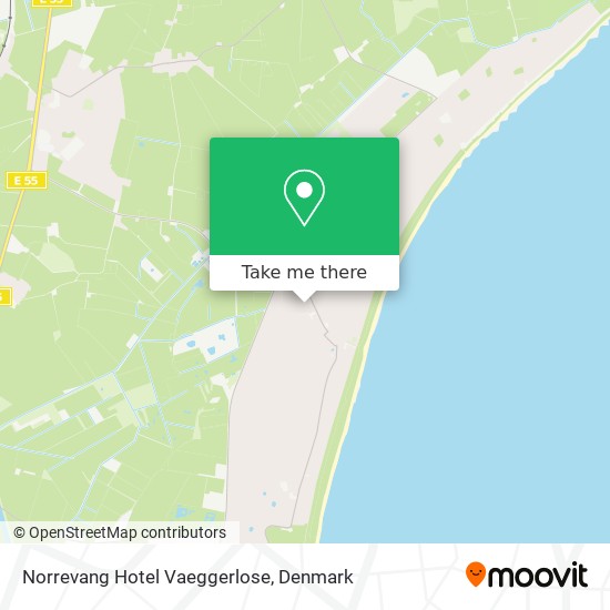 Norrevang Hotel Vaeggerlose map