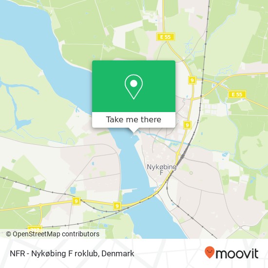 NFR - Nykøbing F roklub map