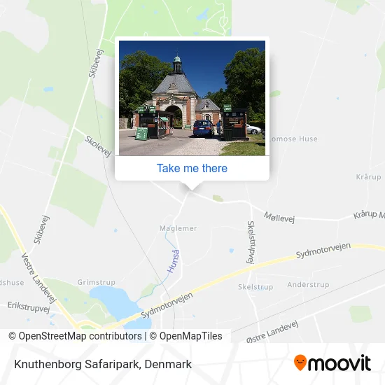 Knuthenborg Safaripark map