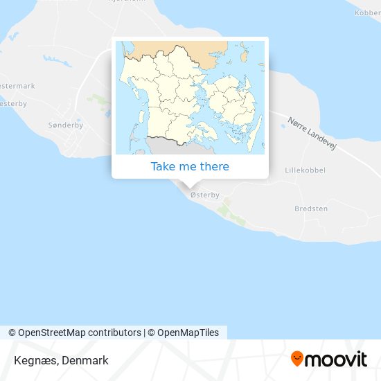 Kegnæs map