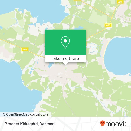 Broager Kirkegård map