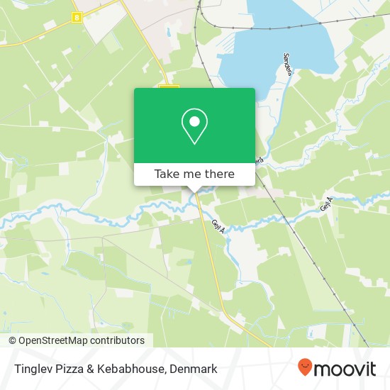 Tinglev Pizza & Kebabhouse map