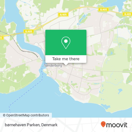 børnehaven Parken map