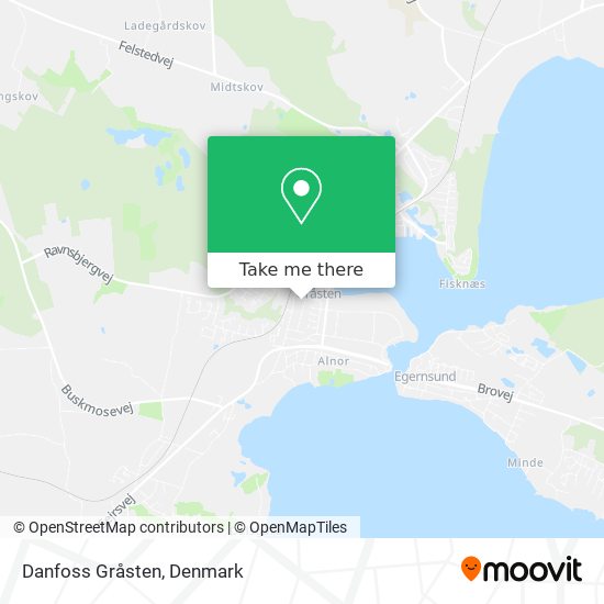 Danfoss Gråsten map