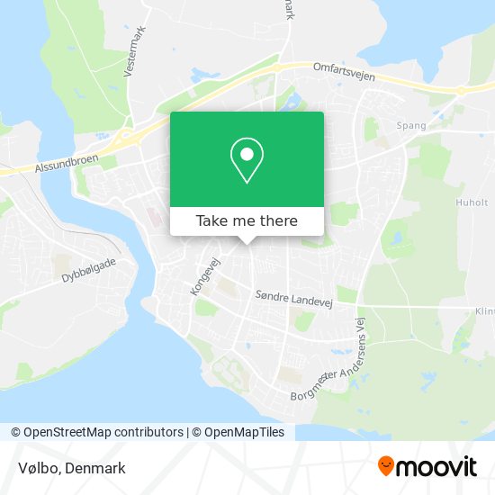 Vølbo map