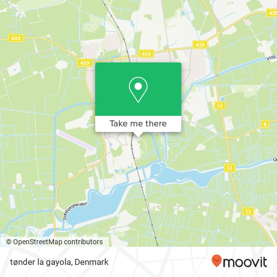 tønder la gayola map