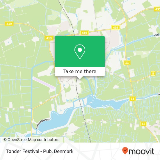 Tønder Festival - Pub map