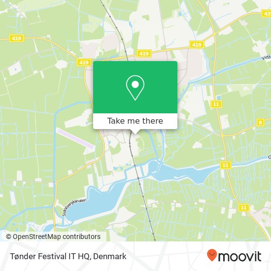 Tønder Festival IT HQ map