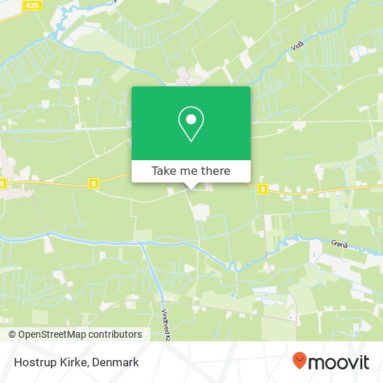 Hostrup Kirke map