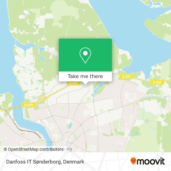Danfoss IT Sønderborg map