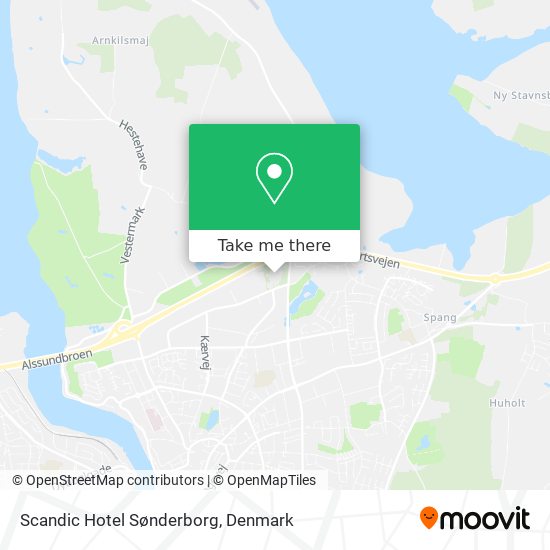 Scandic Hotel Sønderborg map