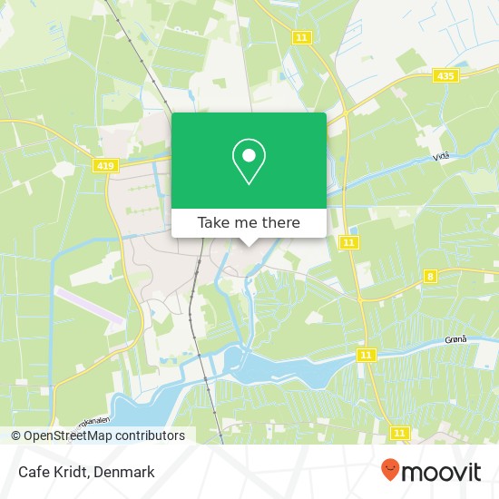 Cafe Kridt map