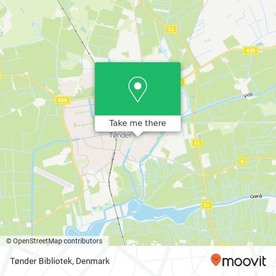 Tønder Bibliotek map