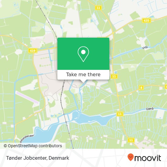 Tønder Jobcenter map