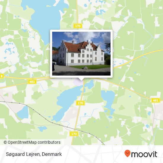 Søgaard Lejren map