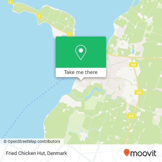Fried Chicken Hut map