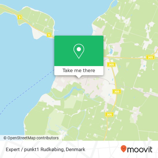 Expert / punkt1 Rudkøbing map