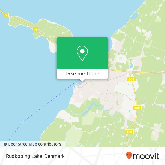 Rudkøbing Lake map