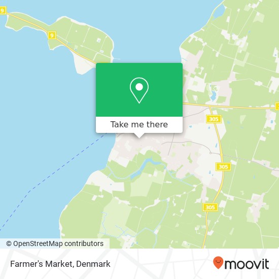 Farmer's Market map