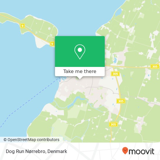 Dog Run Nørrebro map