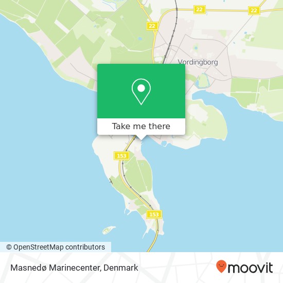 Masnedø Marinecenter map