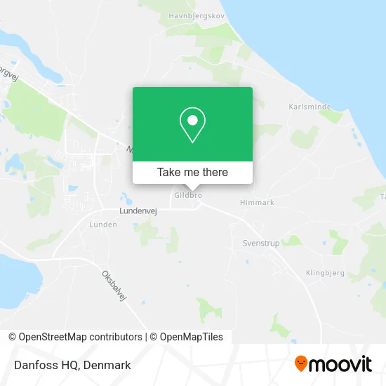 Danfoss HQ map