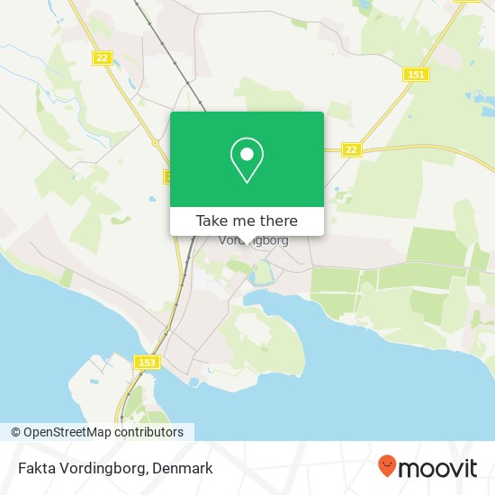 Fakta Vordingborg map