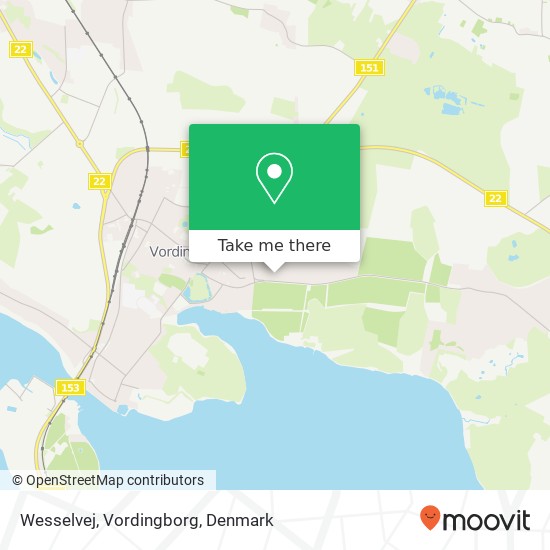 Wesselvej, Vordingborg map