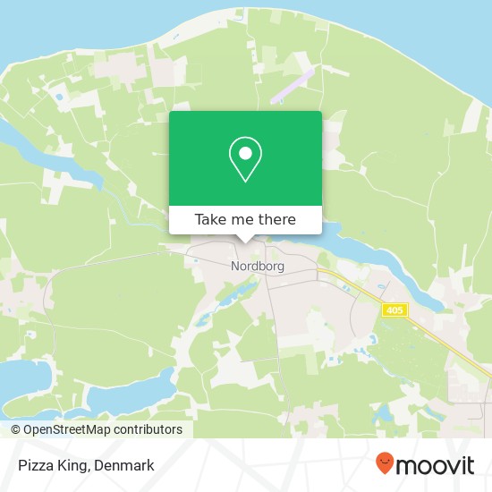 Pizza King map