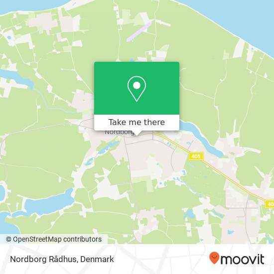 Nordborg Rådhus map