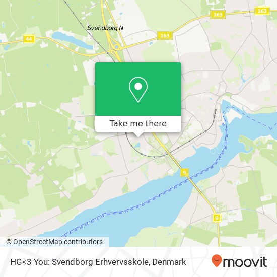 HG<3 You: Svendborg Erhvervsskole map