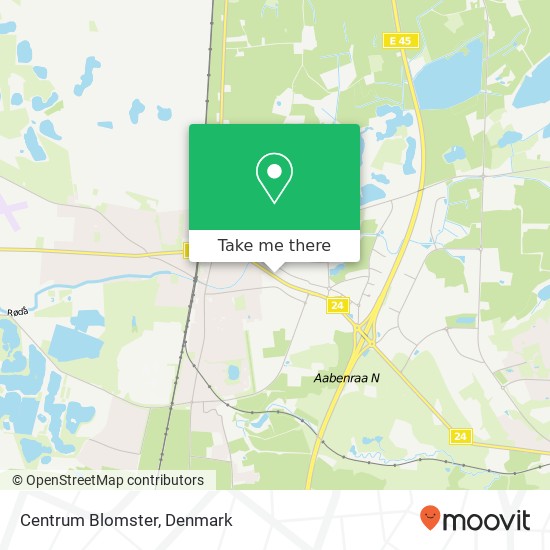 Centrum Blomster map