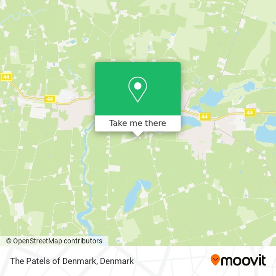 The Patels of Denmark map