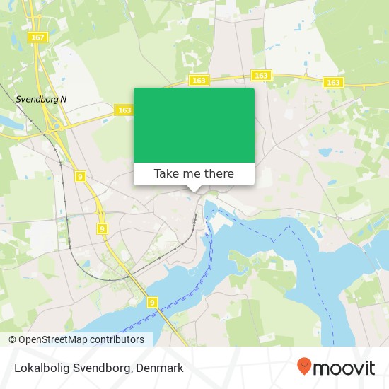 Lokalbolig Svendborg map