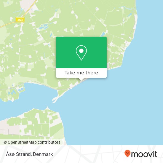 Åsø Strand map