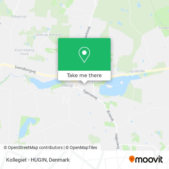 Kollegiet - HUGIN map