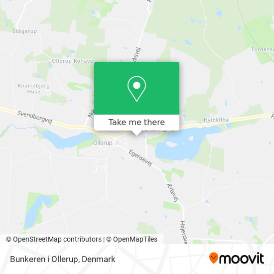 Bunkeren i Ollerup map