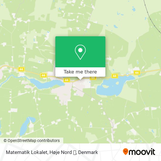 Matematik Lokalet, Høje Nord  map