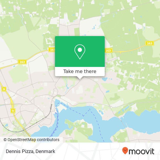 Dennis Pizza map